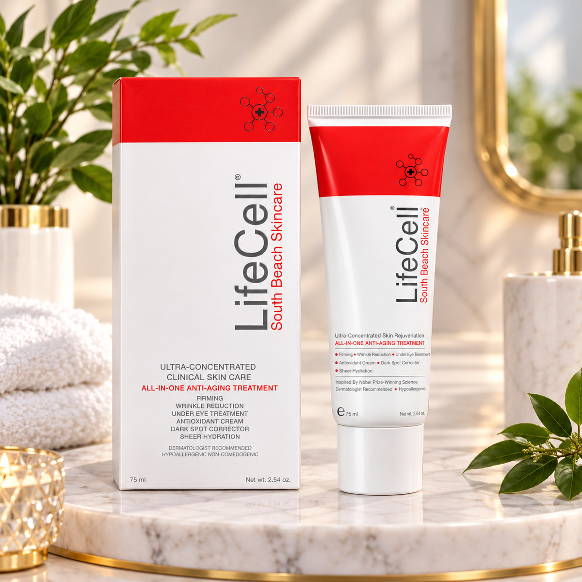 South Beach Skincare All In One Anti-Aging Treatment - 2.54 oz.