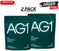 AG1 Greens Powder Superfood – 75 Vitamins, Probiotics &amp; Adaptogens | 360g Refill Pouch