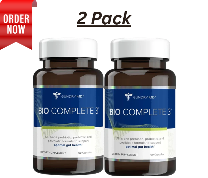 Gundry MD Bio Complete 3, 3-in-1 Probiotics, Pre & Postbiotics, 30 Servings 2 pack