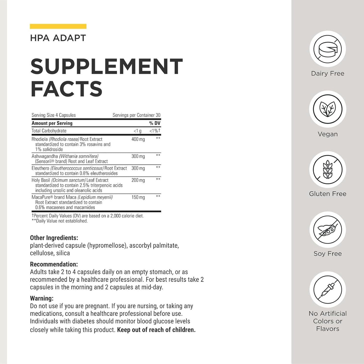 Integrative Therapeutics HPA Adapt, 120 Capsules