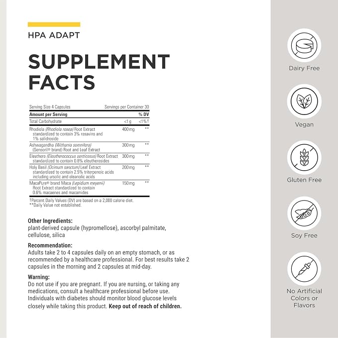 Integrative Therapeutics HPA Adapt, 120 Capsules