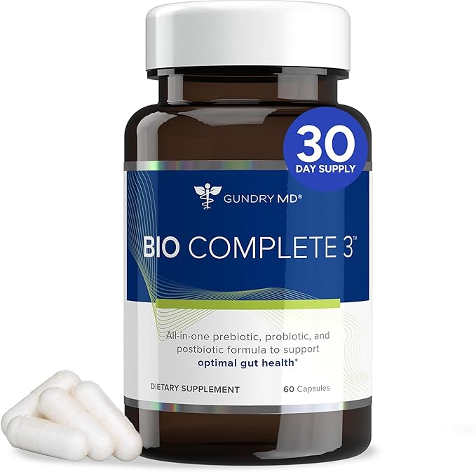 Bio Complete 3, 3-in-1 Probiotics, Pre & Postbiotics, 30 Servings