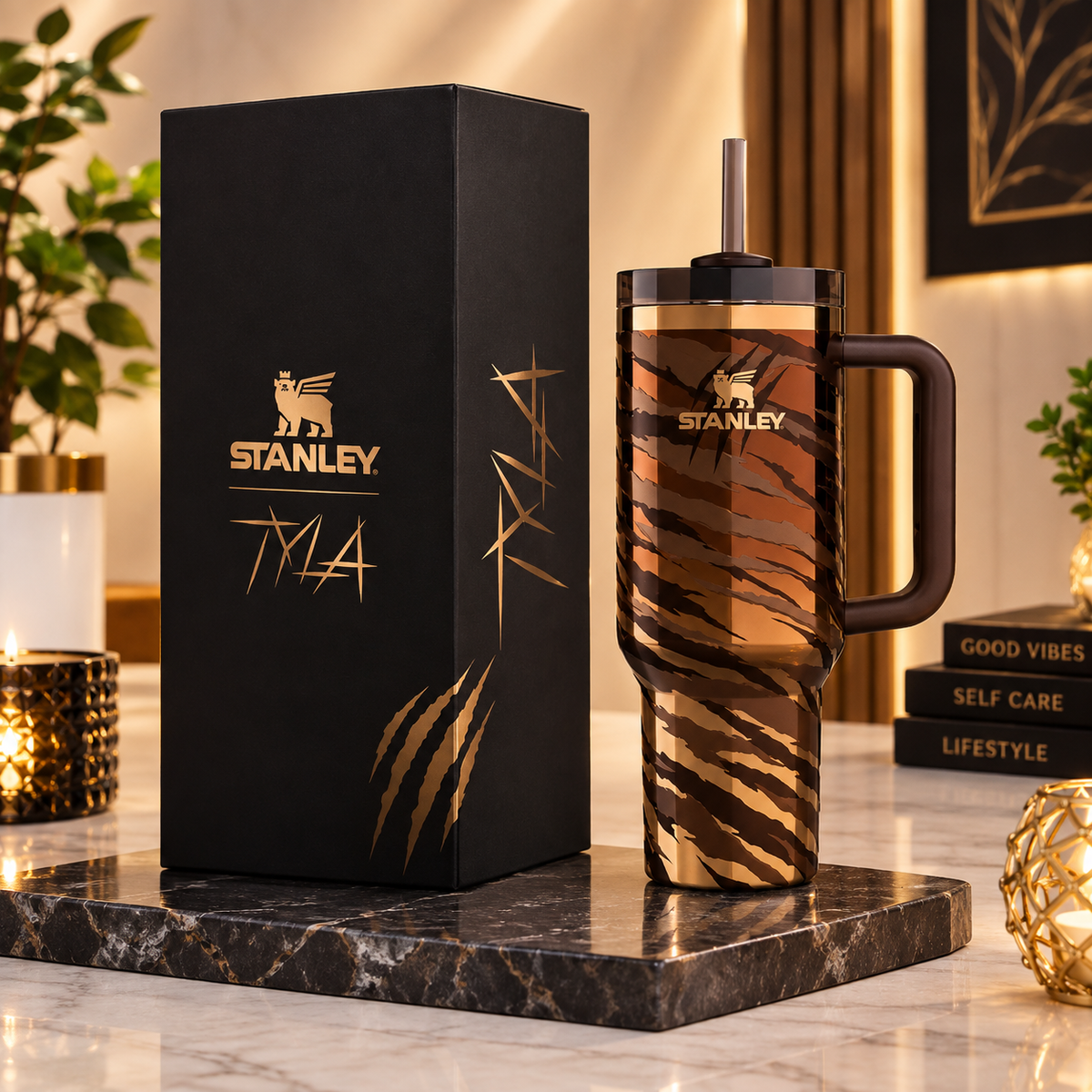Stanley X Tyla Tyger Quencher H2.0 FlowState Tumbler 40oz