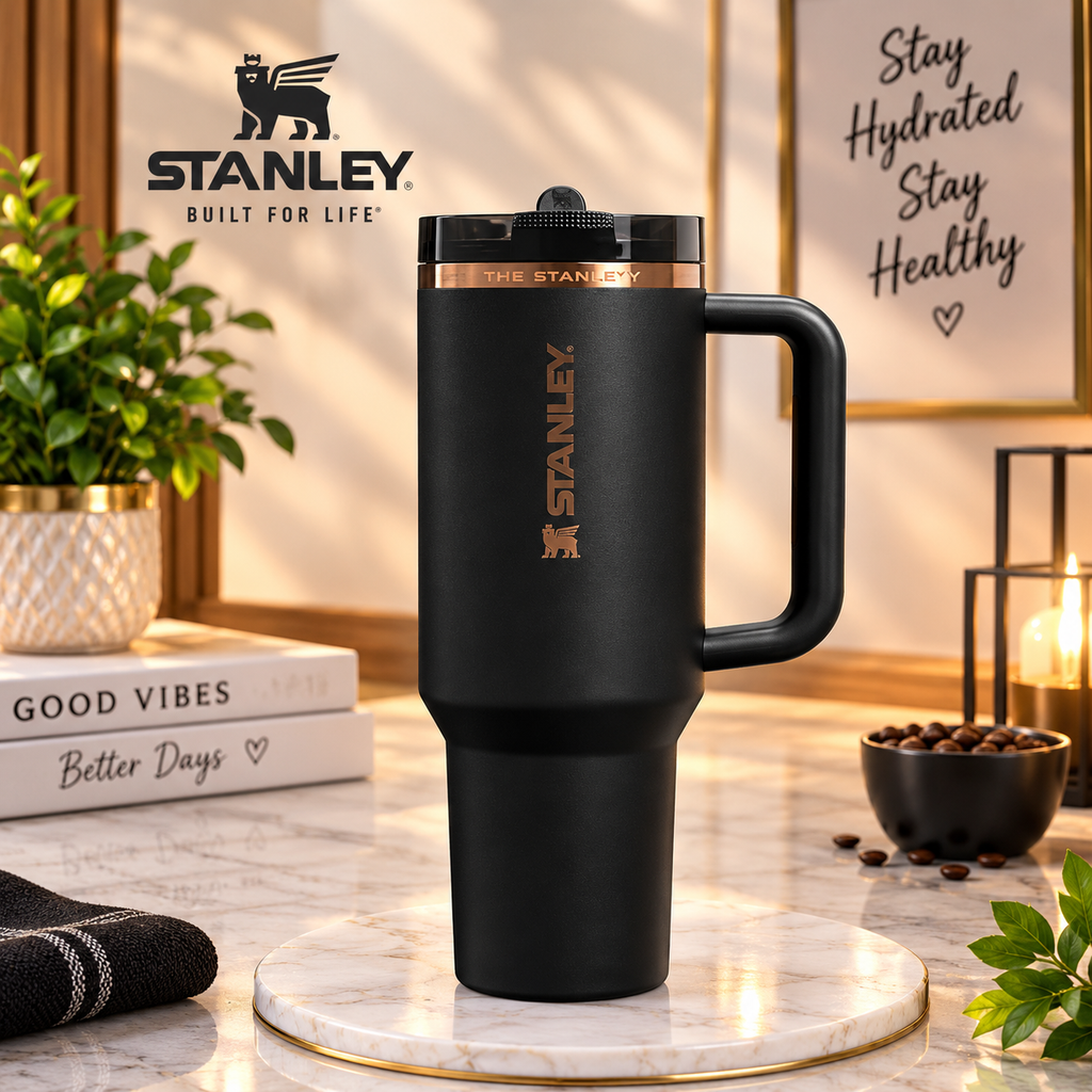 The Messi x Stanley Quencher ProTour Flip Straw Tumbler | 40 OZ