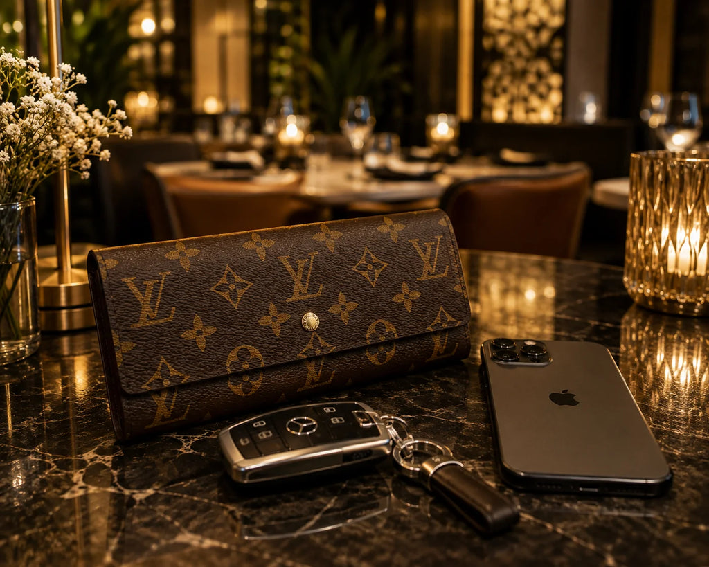 Louis Vuitton Monogram Pochette Portemonnaie Credit Long Wallet