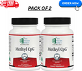 2 PACK Methyl CPG Ortho Molecular Products Cardiovascular 60 Capsules