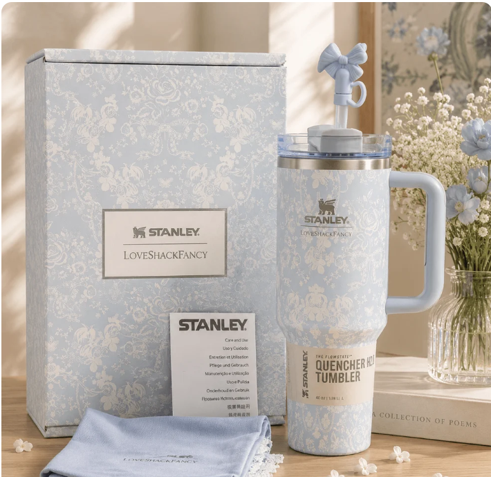 Stanley LoveShackFancy 40oz Floral Insulated tumbler