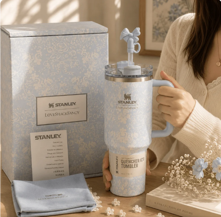 Stanley LoveShackFancy 40oz Floral Insulated tumbler