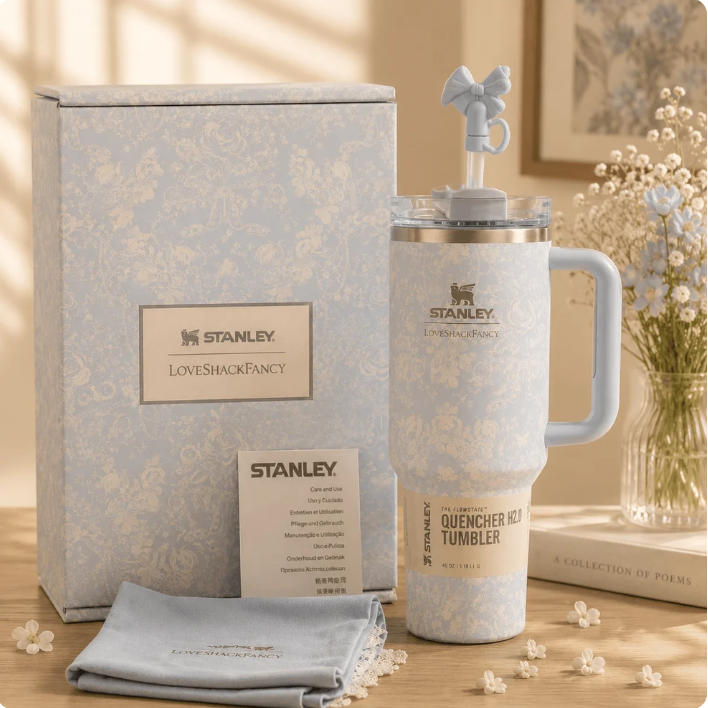 Stanley LoveShackFancy 40oz Floral Insulated tumbler