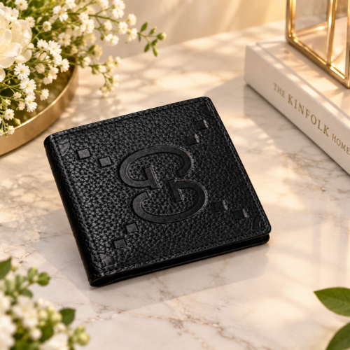 Gucci GG Jumbo Black Leather Bifold Wallet