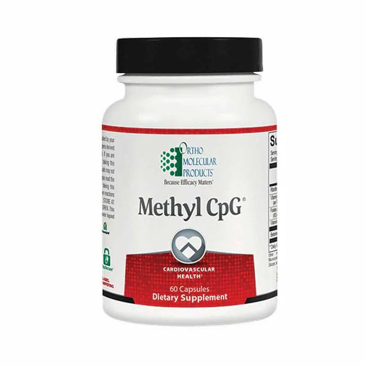 2 PACK Methyl CPG Ortho Molecular Products Cardiovascular 60 Capsules