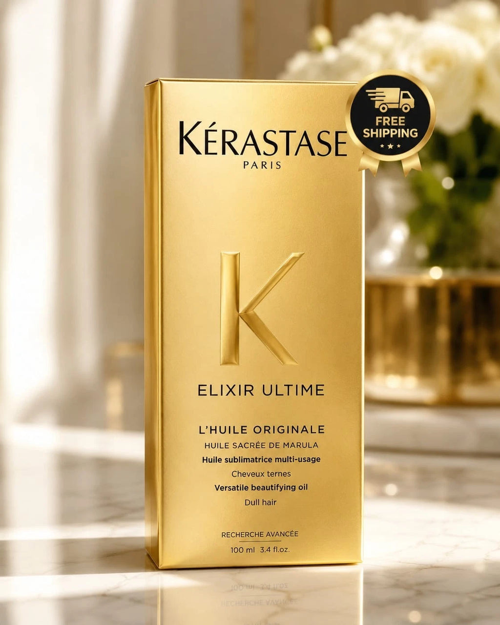 Kerastase Elixir Ultime L’Huile Original Beautifying Hair Oil 3.4oz / 100ml