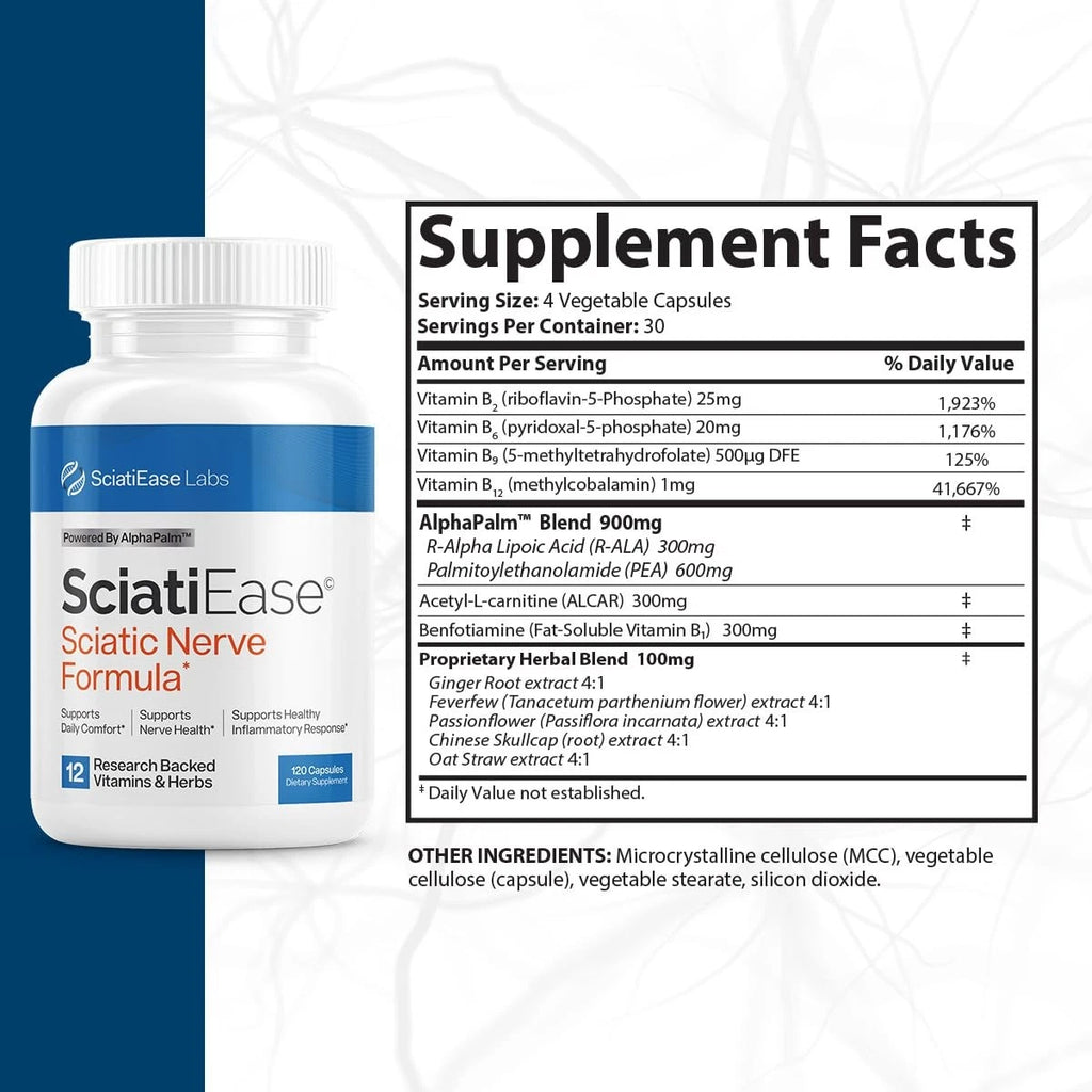 SciatiEase Sciatic Nerve Health Support Supplement