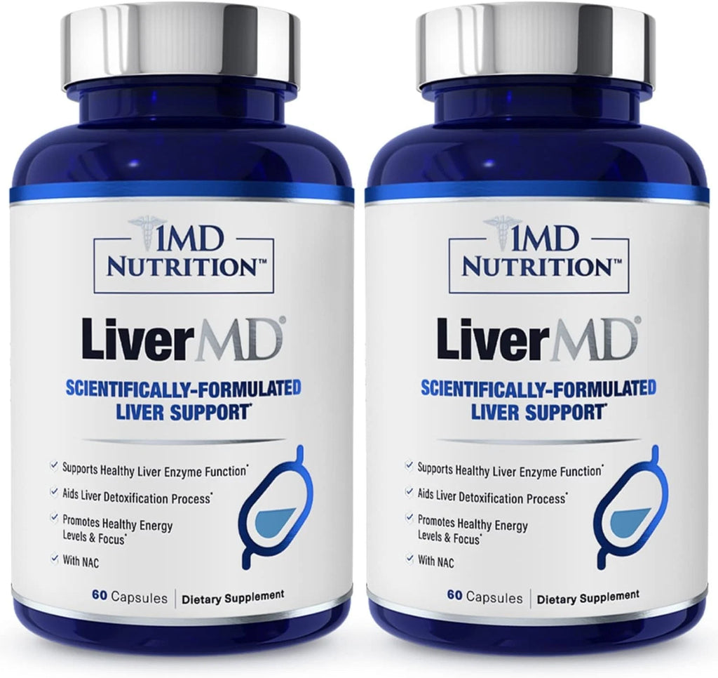 1MD LiverMD - Liver Support Supplement  60 Capsules