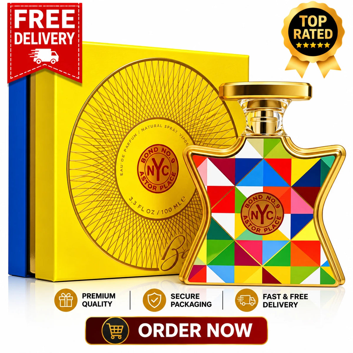 Bond No. 9 Astor Place EDP 3.3 oz 100ml Unisex Eau de Parfum