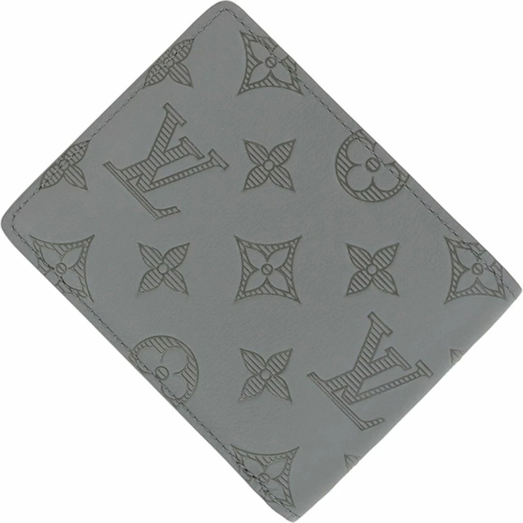 Louis Vuitton Portefeuille Multiple Monogram Shadow Anthracite Gray bifold wallet New