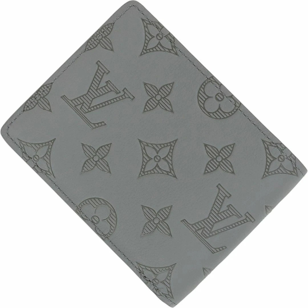 Louis Vuitton Portefeuille Multiple Monogram Shadow Anthracite Gray bifold wallet New