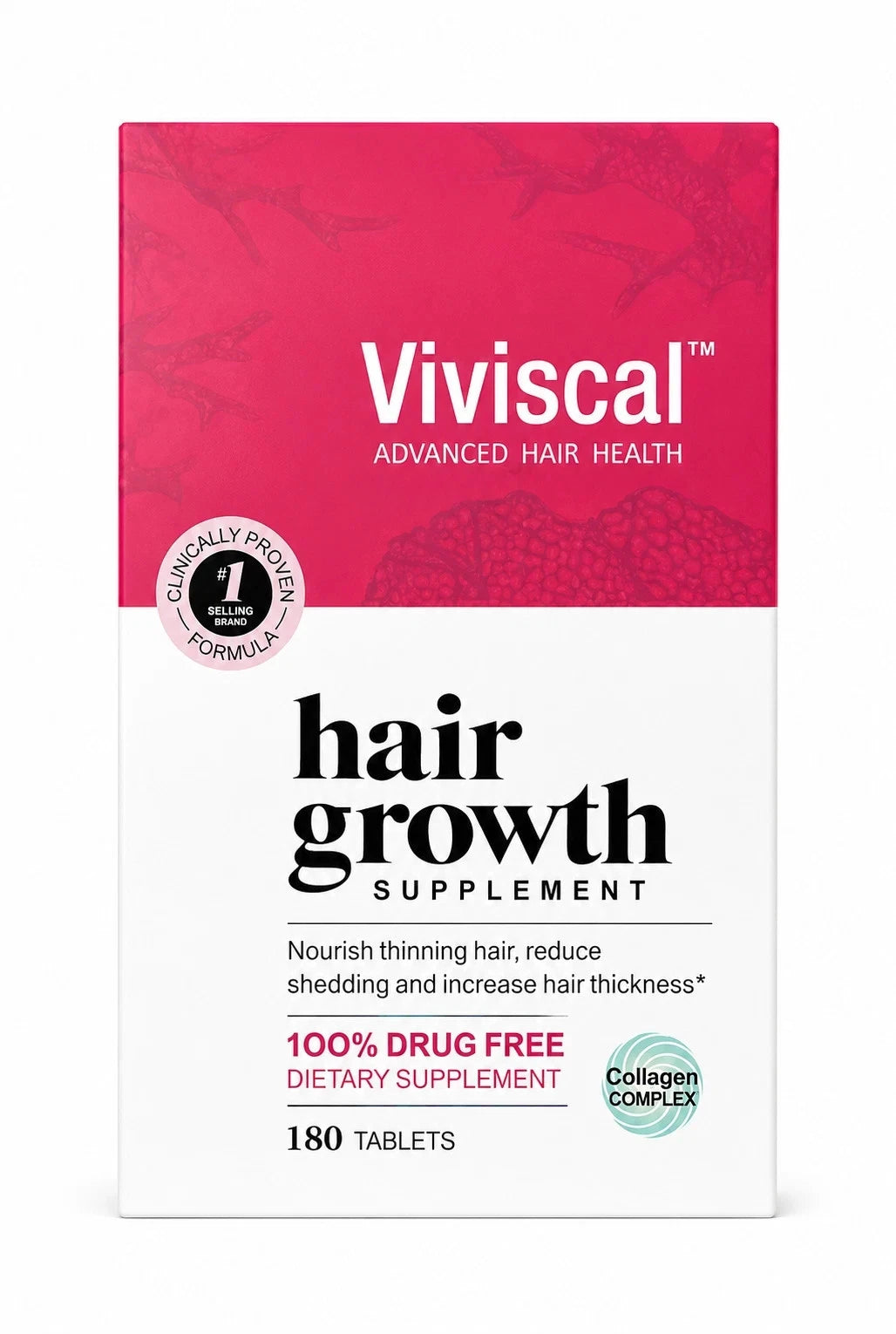 Viviscal Maximum Hair Growth Supplements for Women For Thicker Hair - 180 Tablet