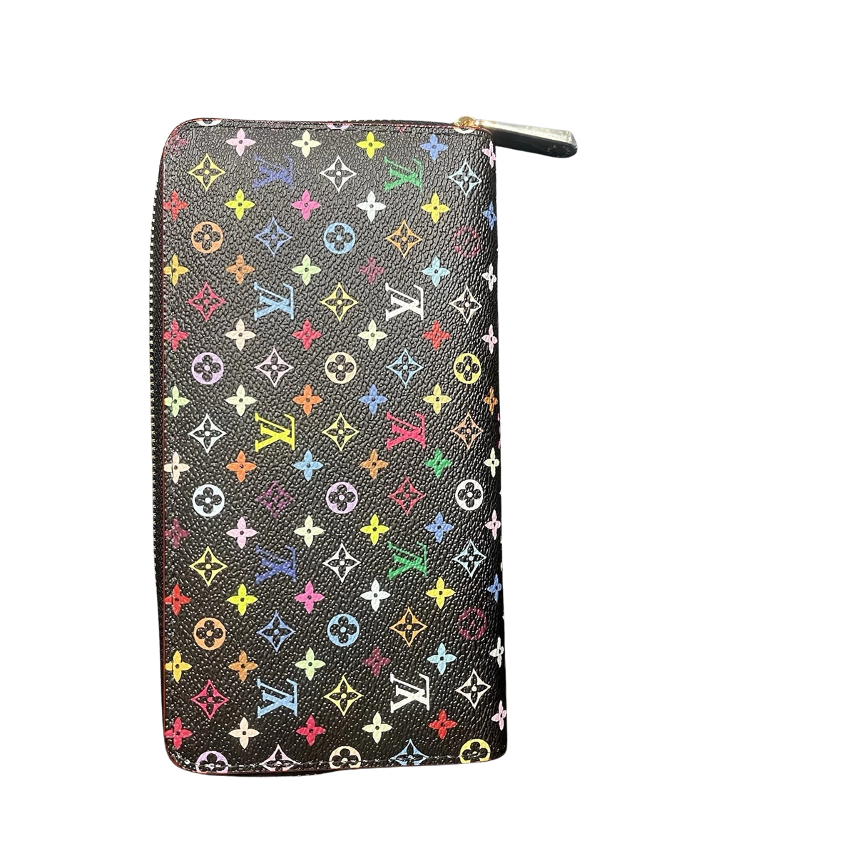 Louis Vuitton Multicolor Monogram Zip-Around Wallet Murakami Zipper Logo Women