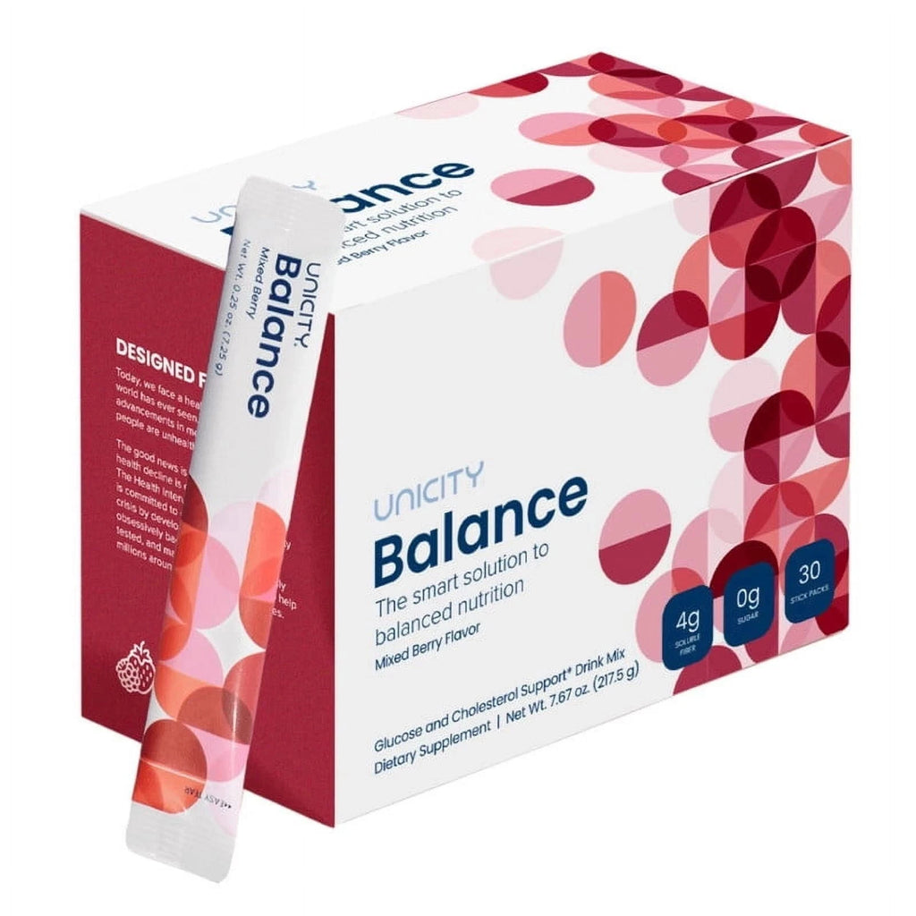 Unicity BALANCE 30 Packets/Stick Packs MIXED BERRY
