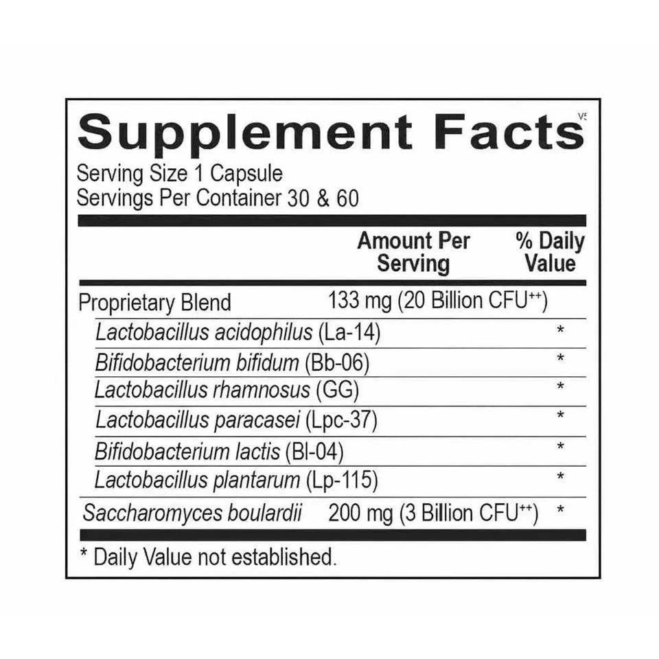 Pack of 3 Ortho Biotic 60 Capsules  Fast Shipping